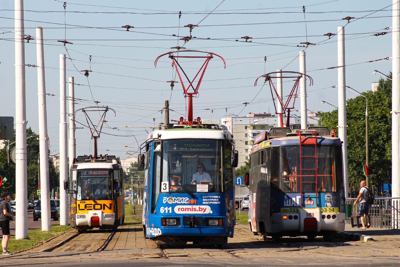 Витебск, БКМ 60102 № 611; Витебск, БКМ 62103 № 649