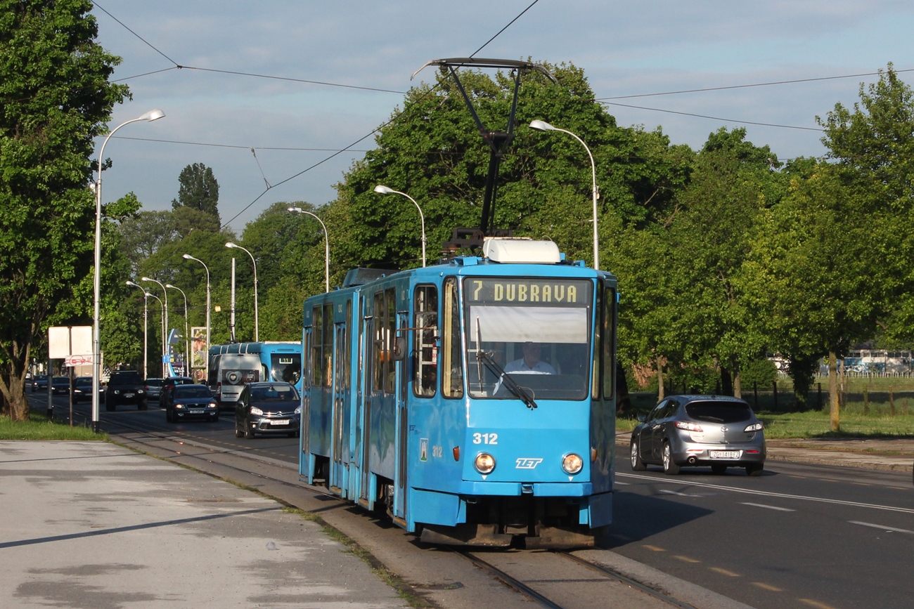 ზაგრები, Tatra KT4YU № 312