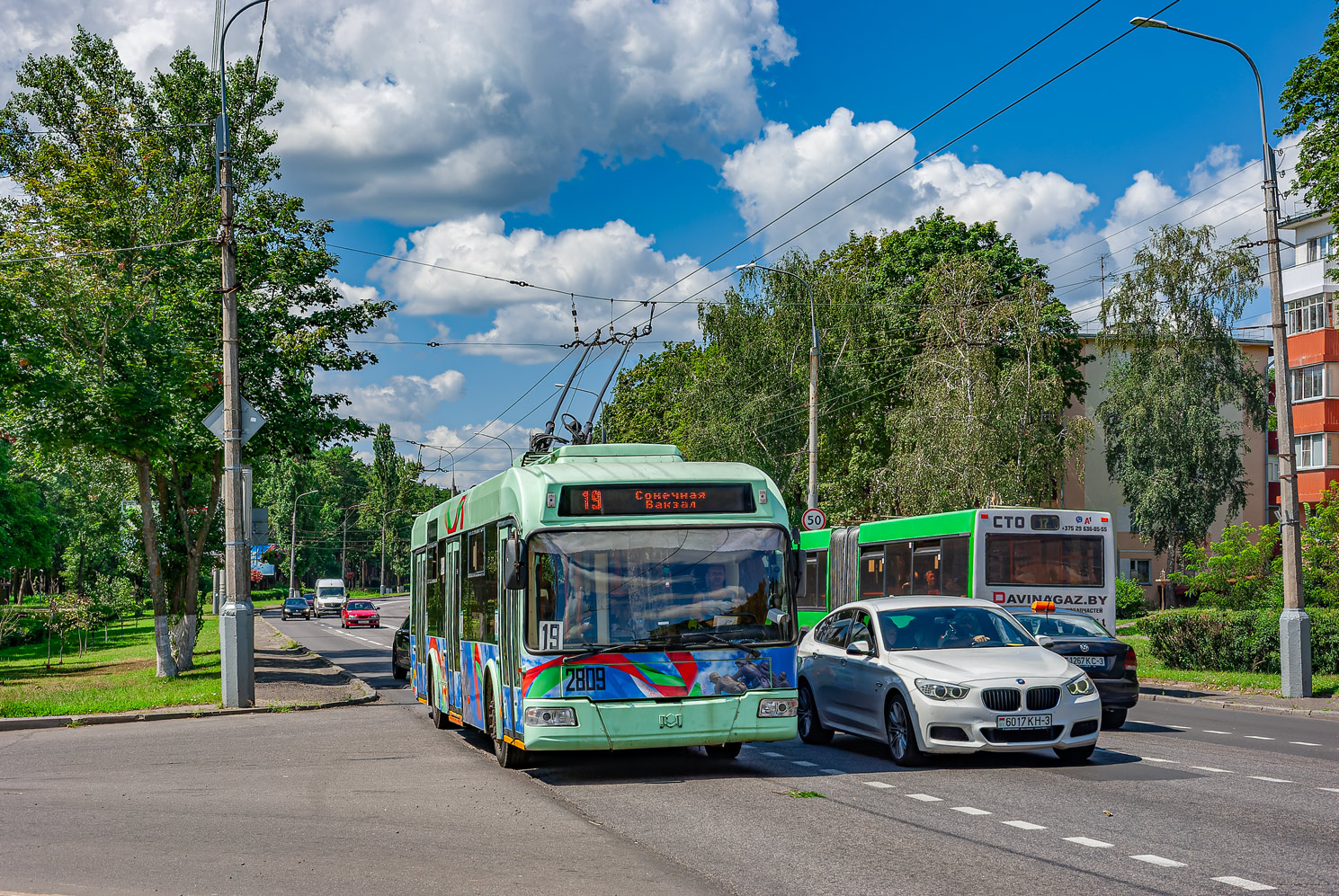 Гомель, БКМ 321 № 2809 Гомель, БКМ 321 № 2809