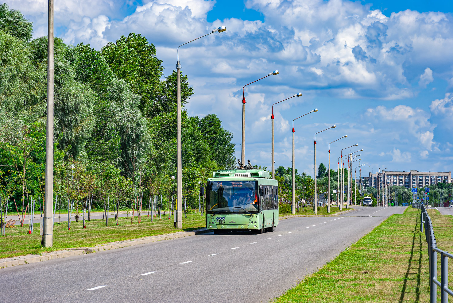 Гомель, МАЗ-203Т70 № 1867; Гомель — Движение на участках с использованием автономного хода