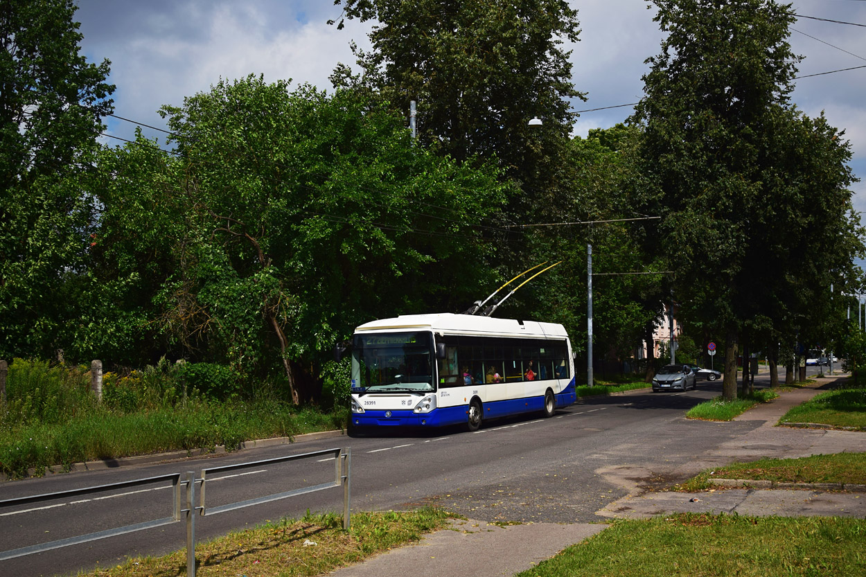 Рига, Škoda 24Tr Irisbus Citelis № 28391