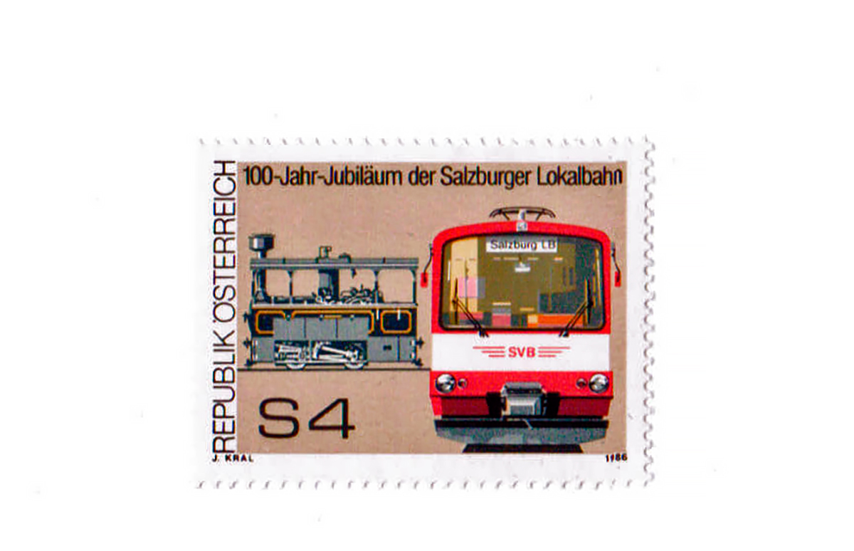 Postage stamps; Salzburg — Salzburger Lokalbahn