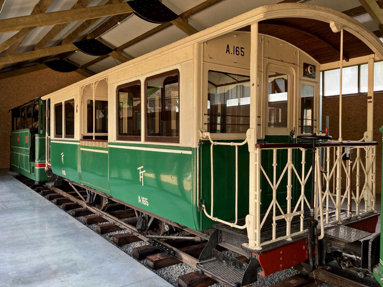 埃爾澤, Franco-Belge 2-axle trailer car # A.165