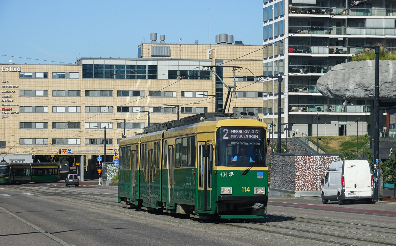 Helsinki — Espoo, Valmet MLNRV1 Nr. 114