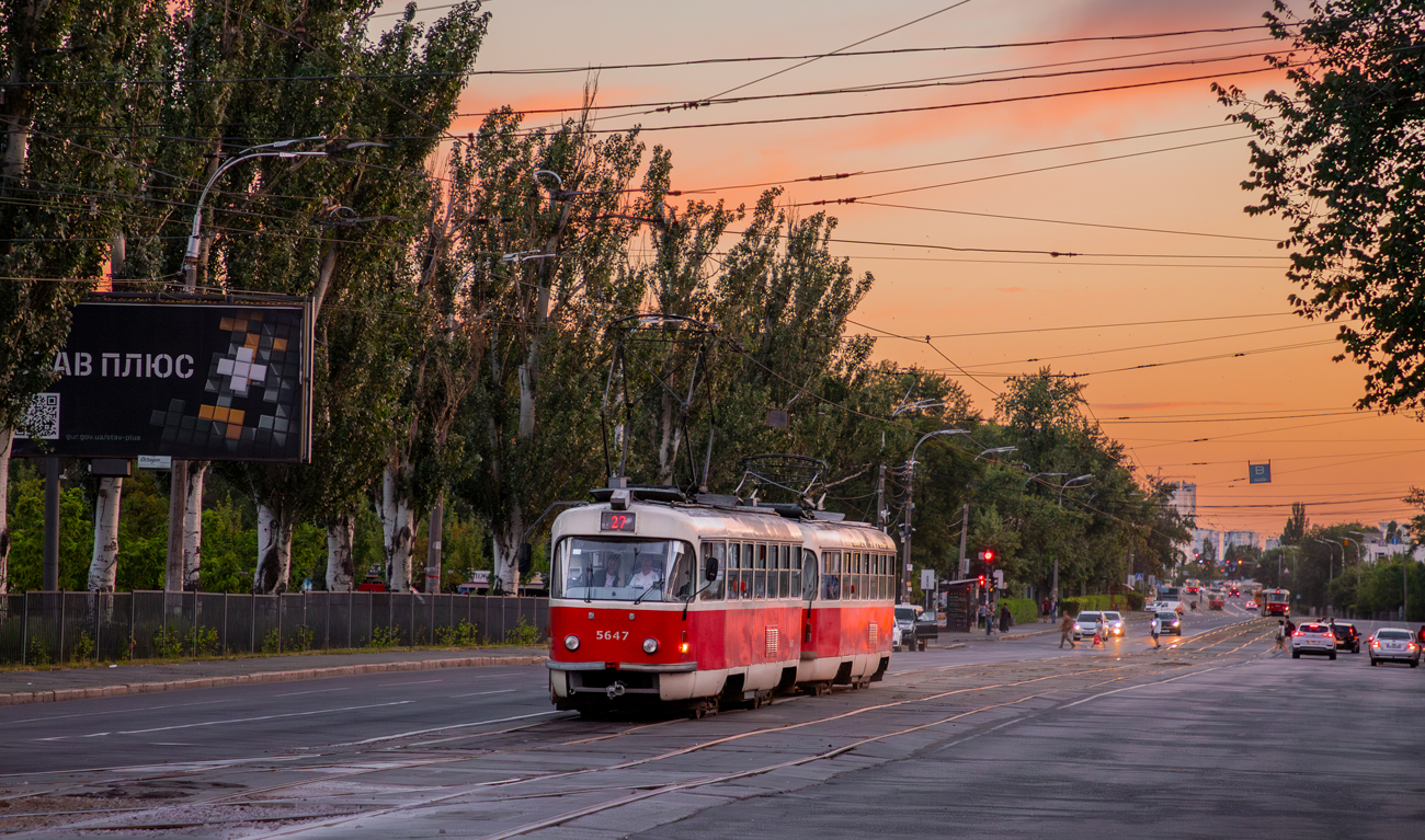 Киев, Tatra T3 № 5647
