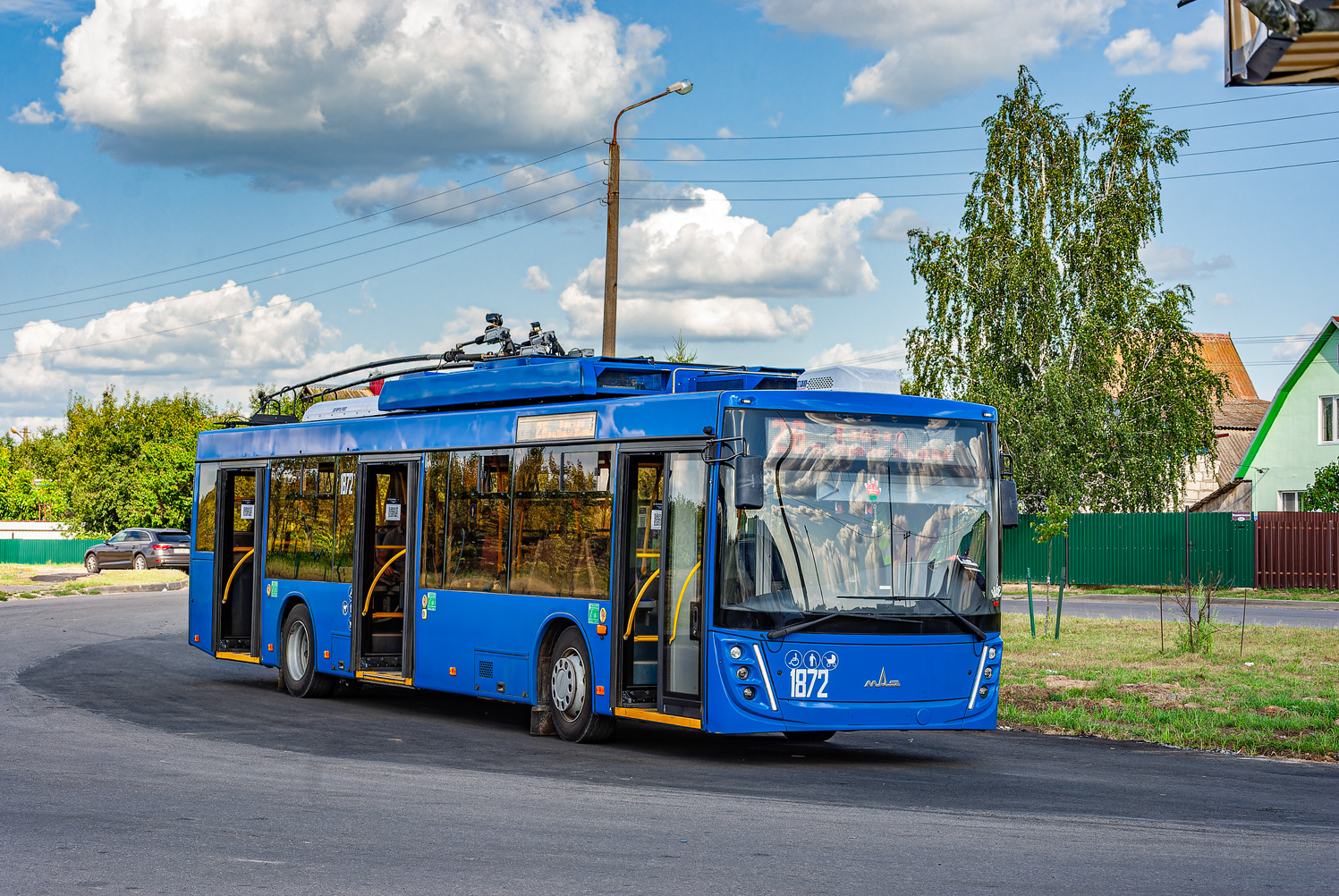 Homiel, MAZ-203T70 № 1872; Homiel — Traffic on sections using autonomous running