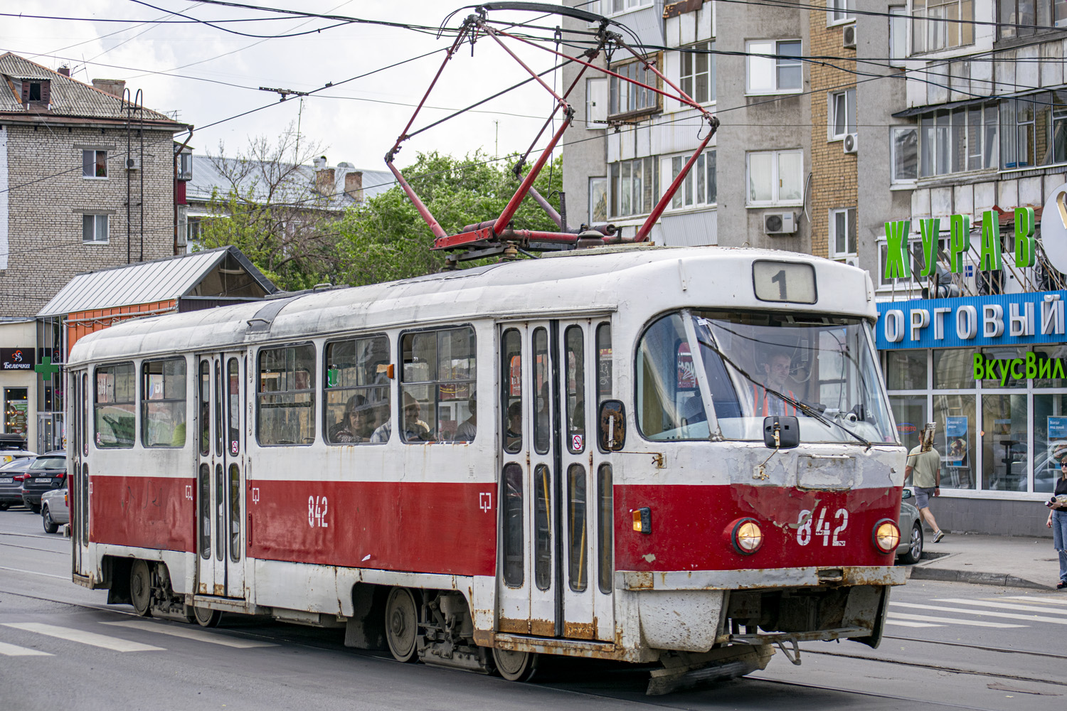 Самара, Tatra T3SU № 842