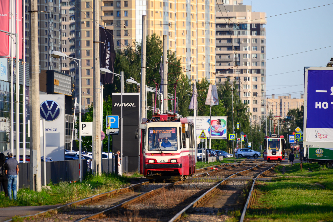 Санкт-Петербург, 71-134А (ЛМ-99АВ) № 0543