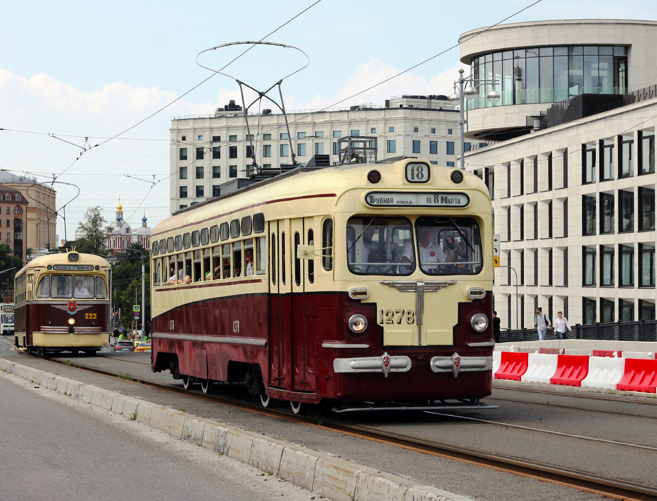 Moskau, MTV-82 Nr. 1278; Moskau — Moscow Transport Day — 2024 (night rehearsals of the tram parade on 07/06/2024 and 07/11/2024, parade and tram exhibition on 07/13/2024)
