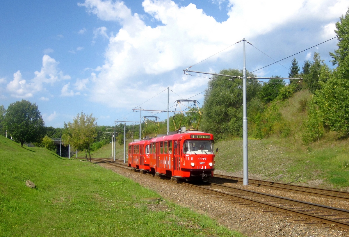 Брно, Tatra T3G № 1637