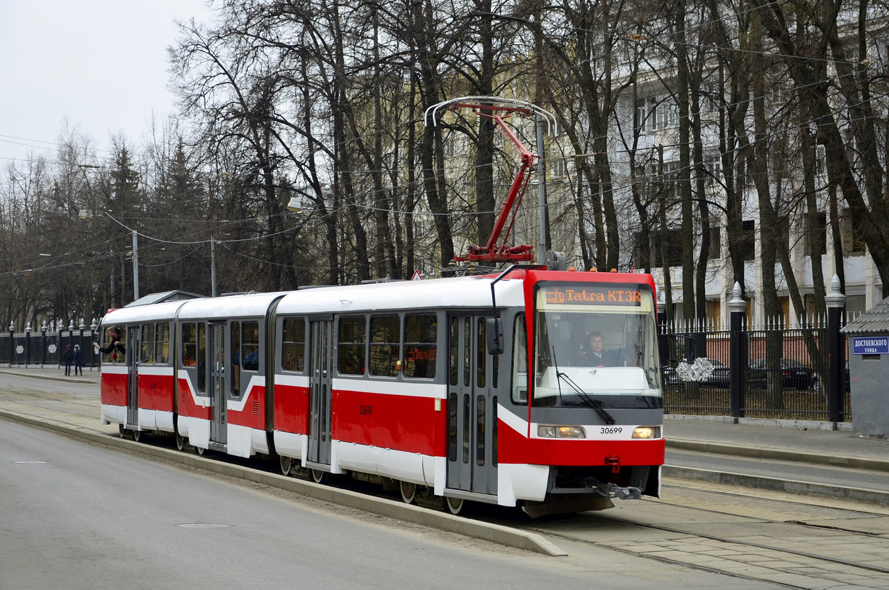 Москва, Tatra KT3R № 30699; Москва — Празднование 125-летия Московского трамвая (репетиции парада 29.03.2024 и 03.04.2024, парад и выставка трамваев 06.04.2024)