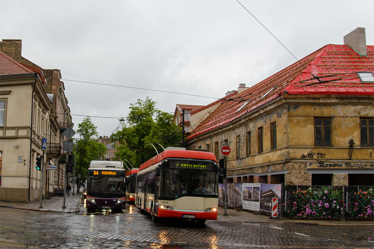 Вильнюс, Solaris Trollino II 15 AC № 2714