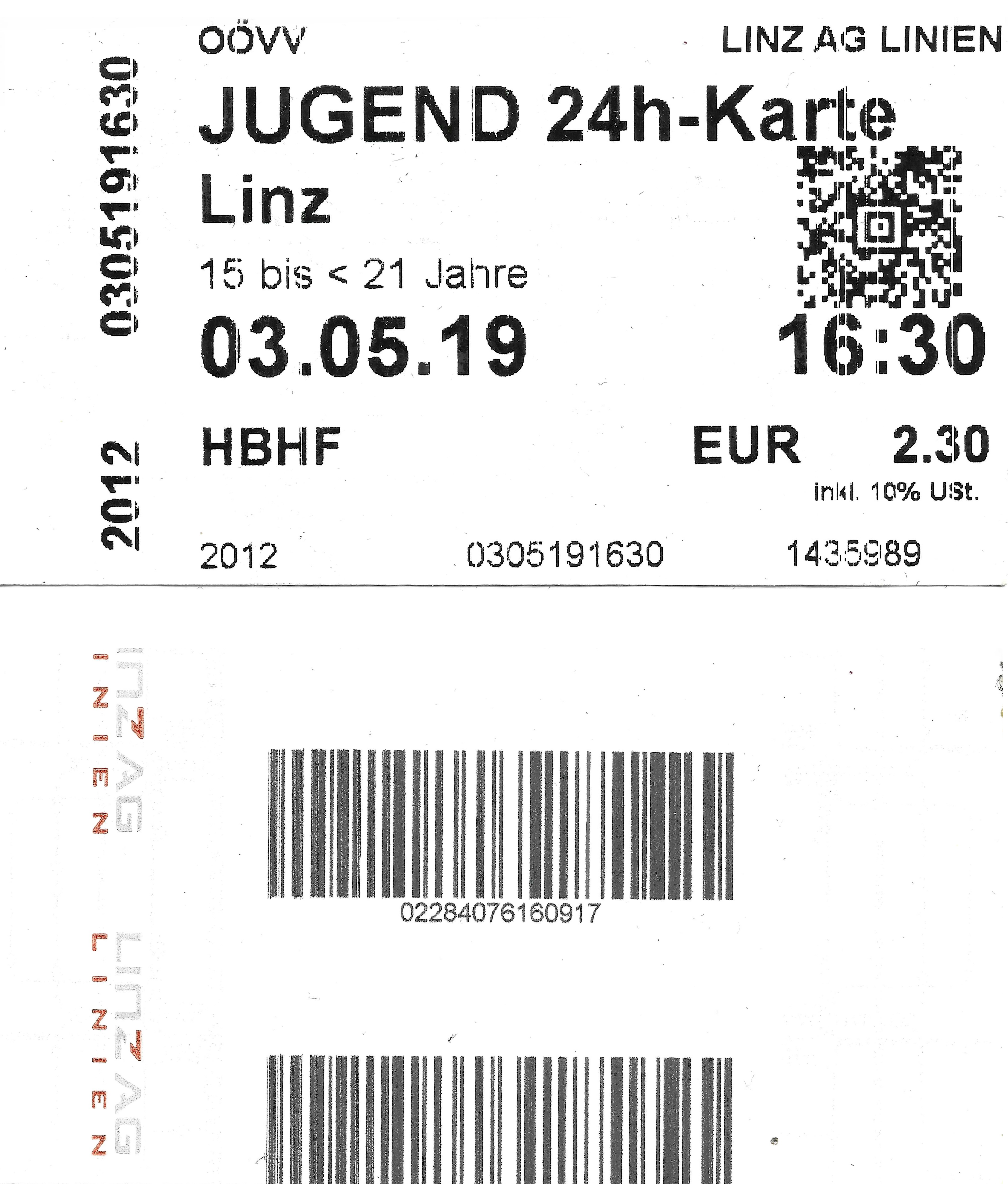 Linz — Miscellaneous photos; Tickets