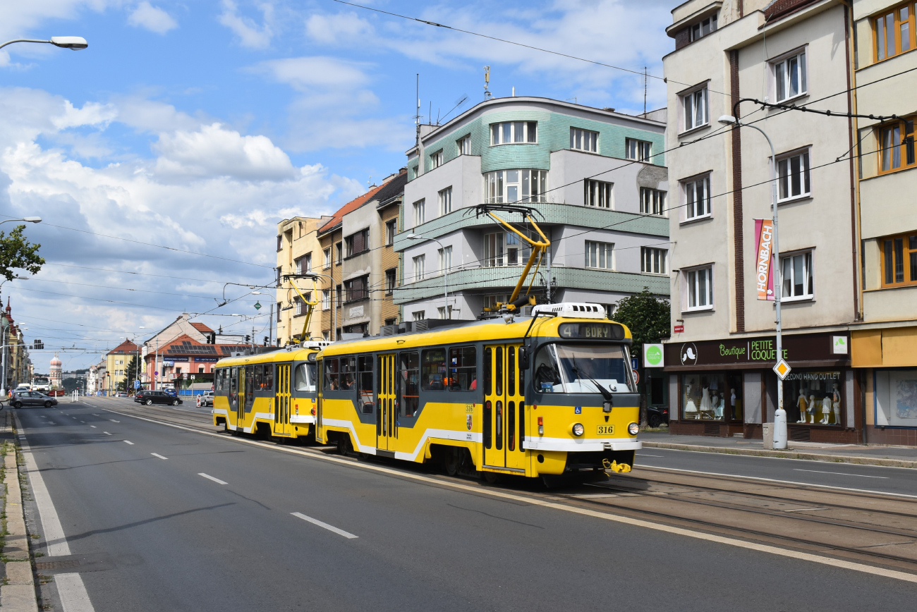 Пльзень, Tatra T3R.PLF № 316