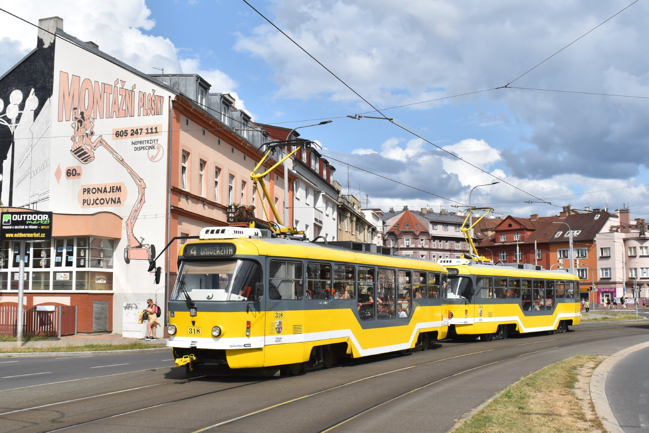 Пльзень, Tatra T3R.PLF № 318