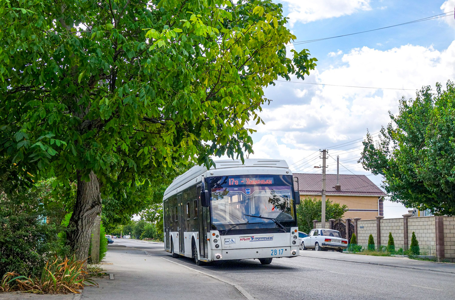 Крымский троллейбус, Тролза-5265.03 «Мегаполис» № 2817; Крымский троллейбус — Движение троллейбусов без КС (автономный ход)