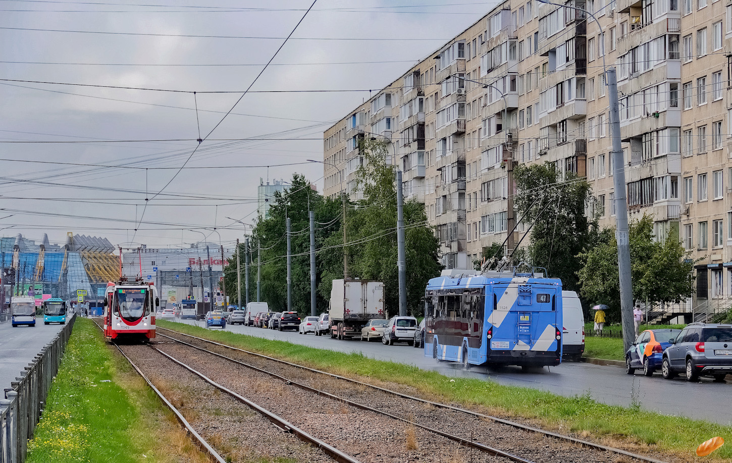 Saint-Petersburg — Tram lines and infrastructure; Saint-Petersburg — Trolleybus lines and infrastructure