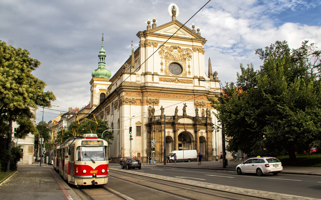 Прага, Tatra T3R.PLF № 8287