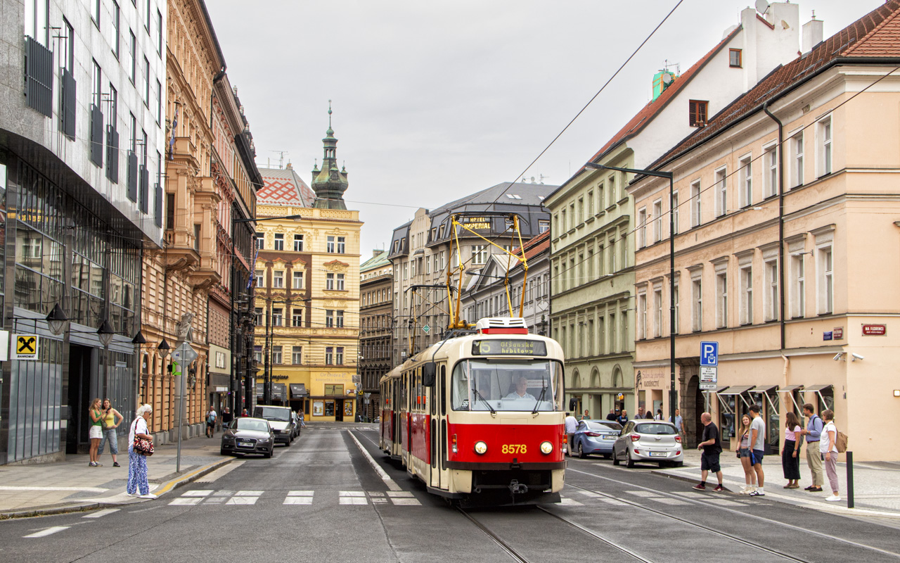 Прага, Tatra T3R.P № 8578