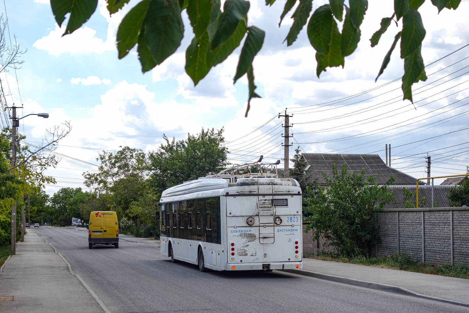 Крымский троллейбус, Тролза-5265.03 «Мегаполис» № 2823; Крымский троллейбус — Движение троллейбусов без КС (автономный ход)