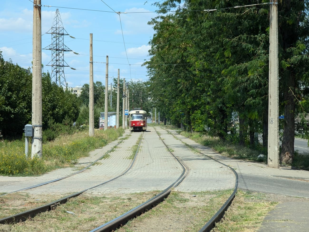 Мариуполь, Tatra T3SUCS № 0075 (703); Мариуполь — Трамвайные линии и инфраструктура