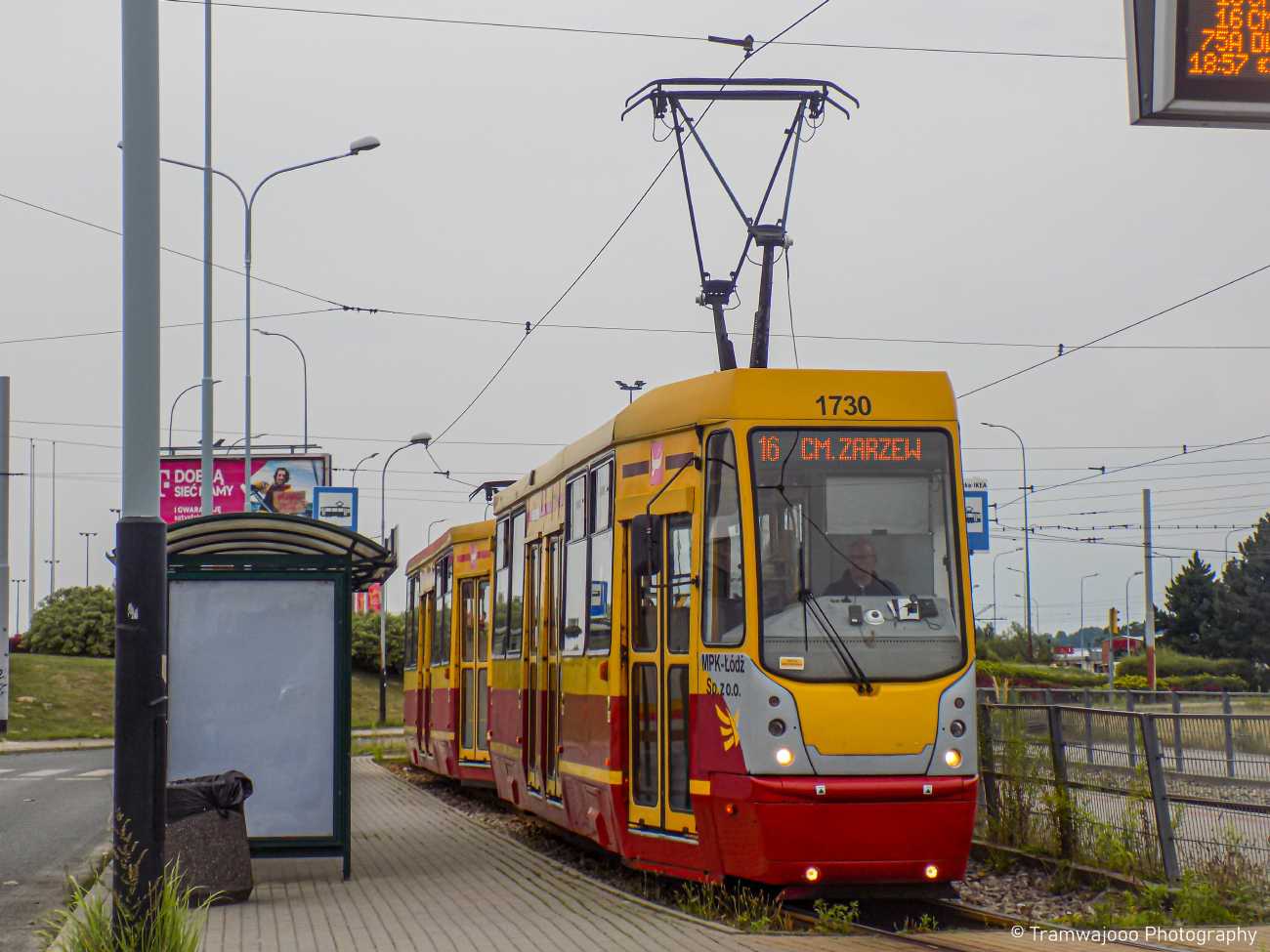 Лодзь, Konstal 805NaND № 1730