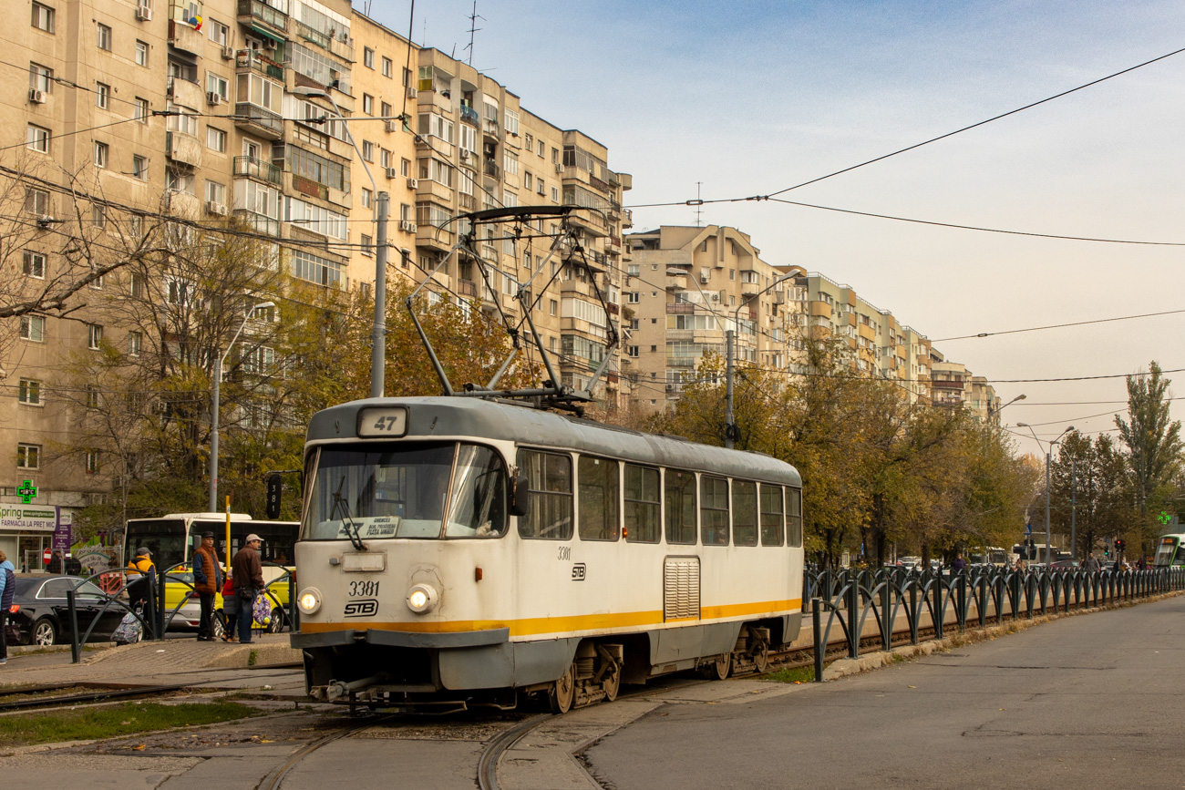 Бухарест - Илфов, Tatra T4R № 3381