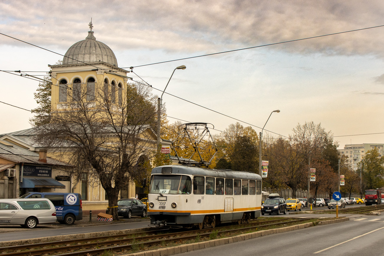Бухарест - Илфов, Tatra T4R № 3317