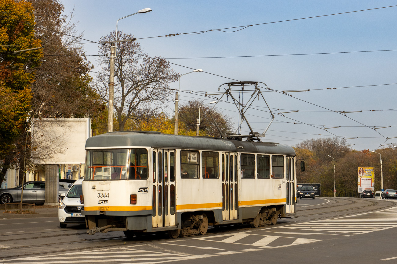 Bukareštas - Ilfov, Tatra T4R nr. 3344