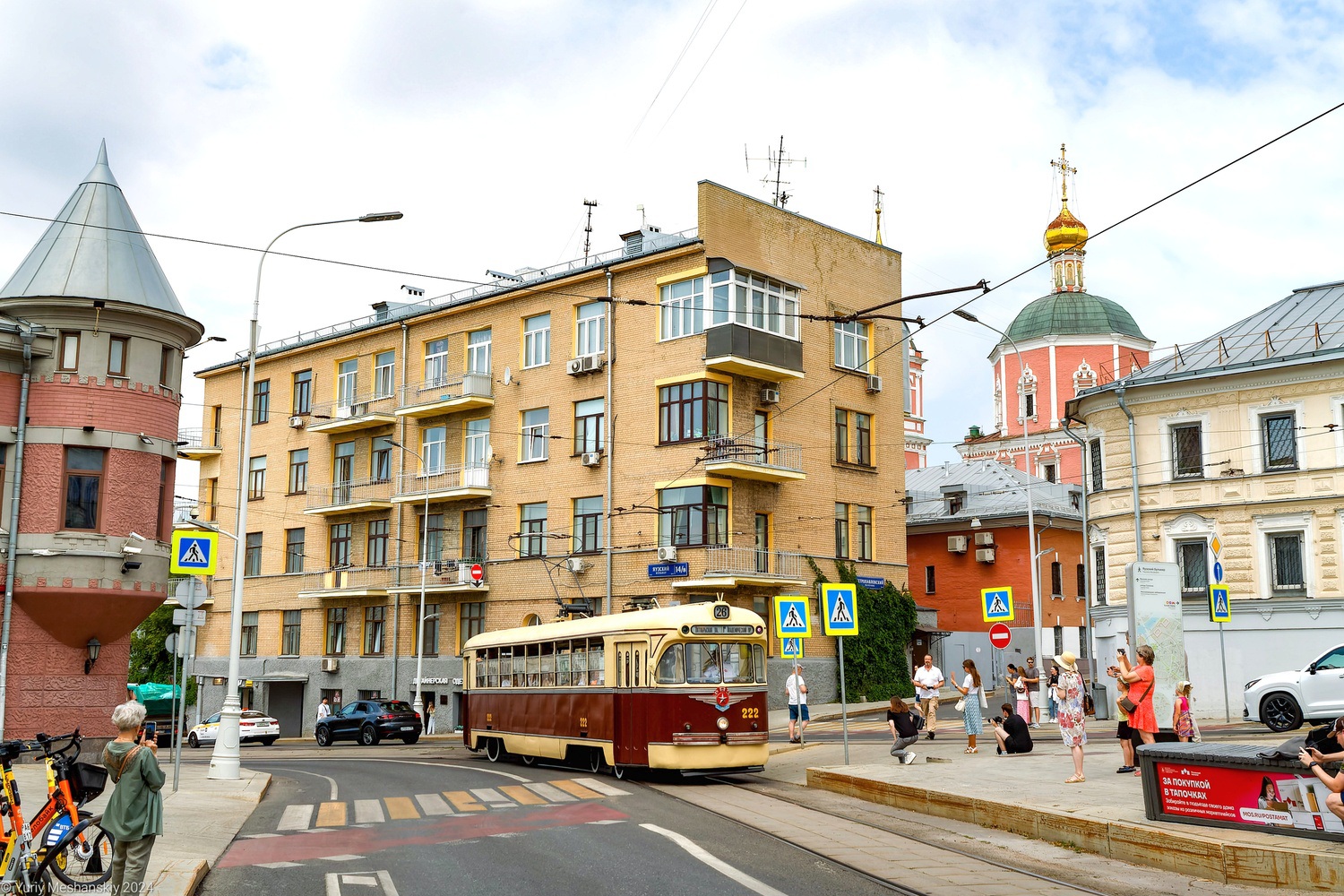 Moscow, RVZ-6 № 222; Moscow — Moscow Transport Day — 2024 (night rehearsals of the tram parade on 07/06/2024 and 07/11/2024, parade and tram exhibition on 07/13/2024)