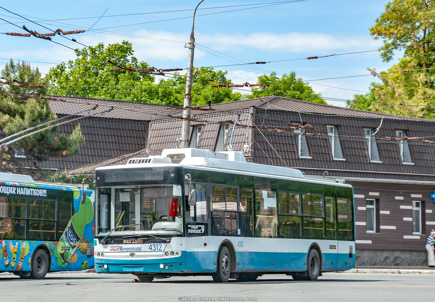 Крымский троллейбус, Богдан Т70110 № 4312