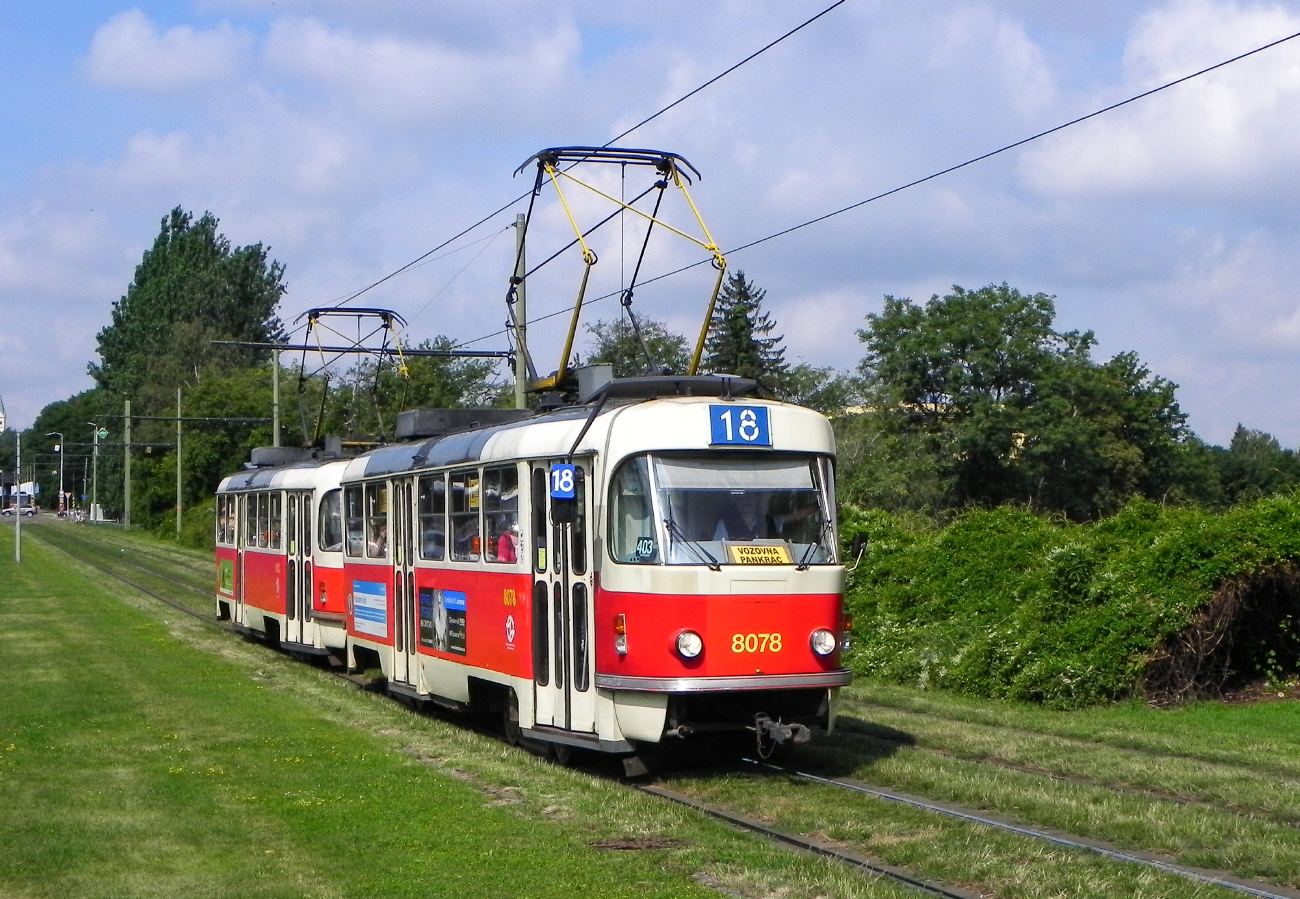 Прага, Tatra T3M № 8078