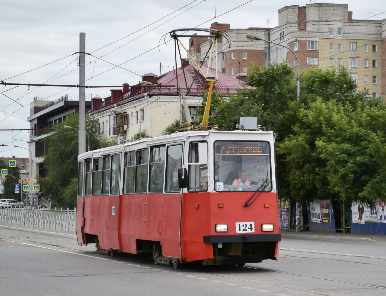 Омск, 71-605ЭП № 124 Омск, 71-605ЭП № 124