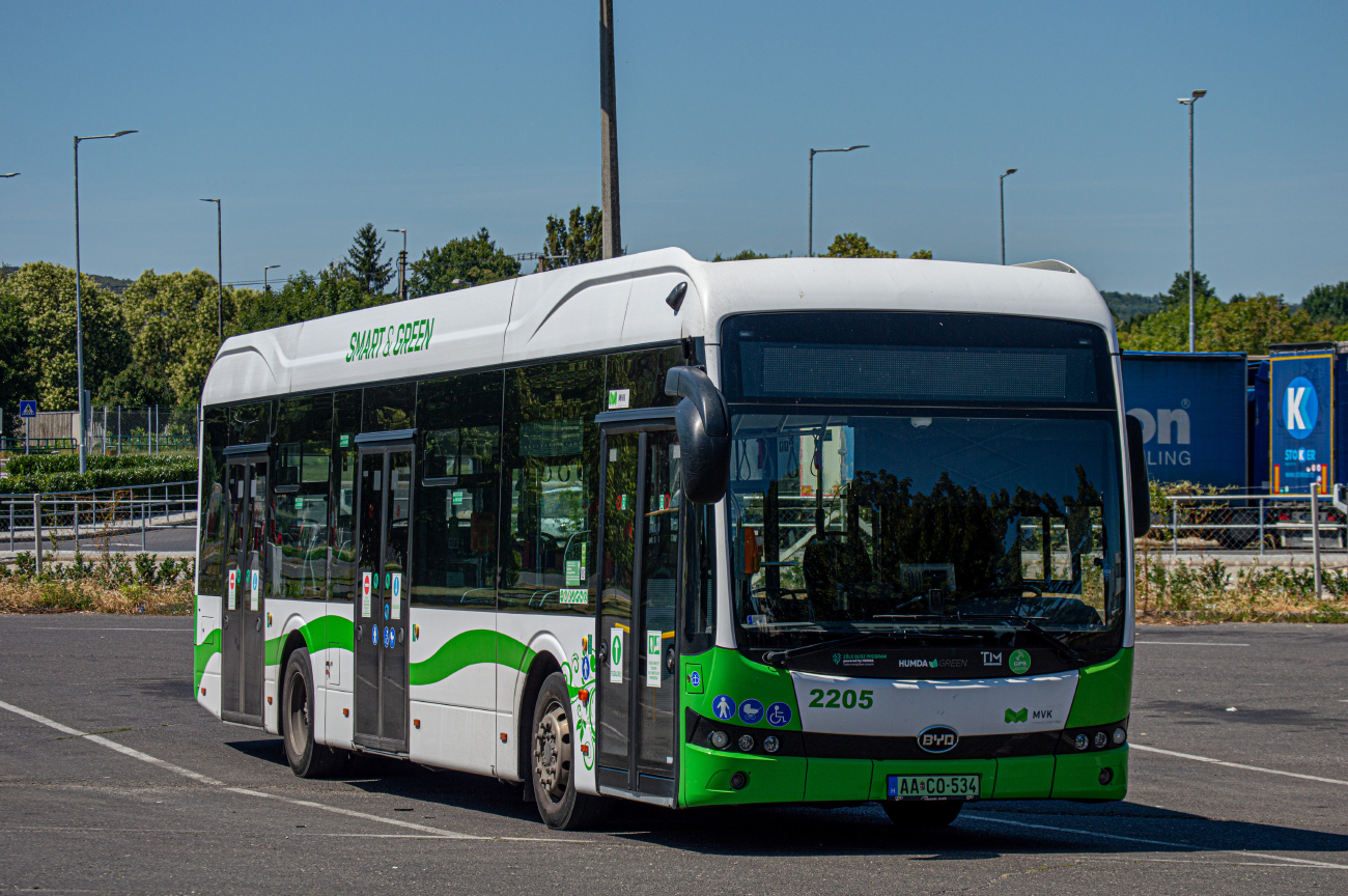 Мишкольц, BYD K9UD № 2205