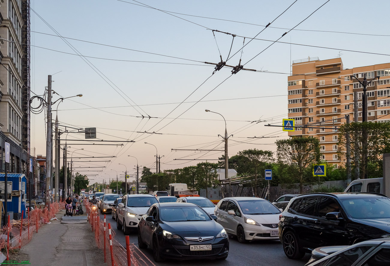 Krasnodar — Overhead wiring; Krasnodar — Trolleybus lines