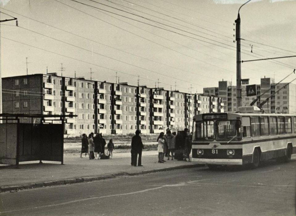 Тверь, ЗиУ-682Б № 81; Тверь — Старые фотографии (1917—1991); Тверь — Троллейбусные линии: Московский район (микрорайон "Южный")