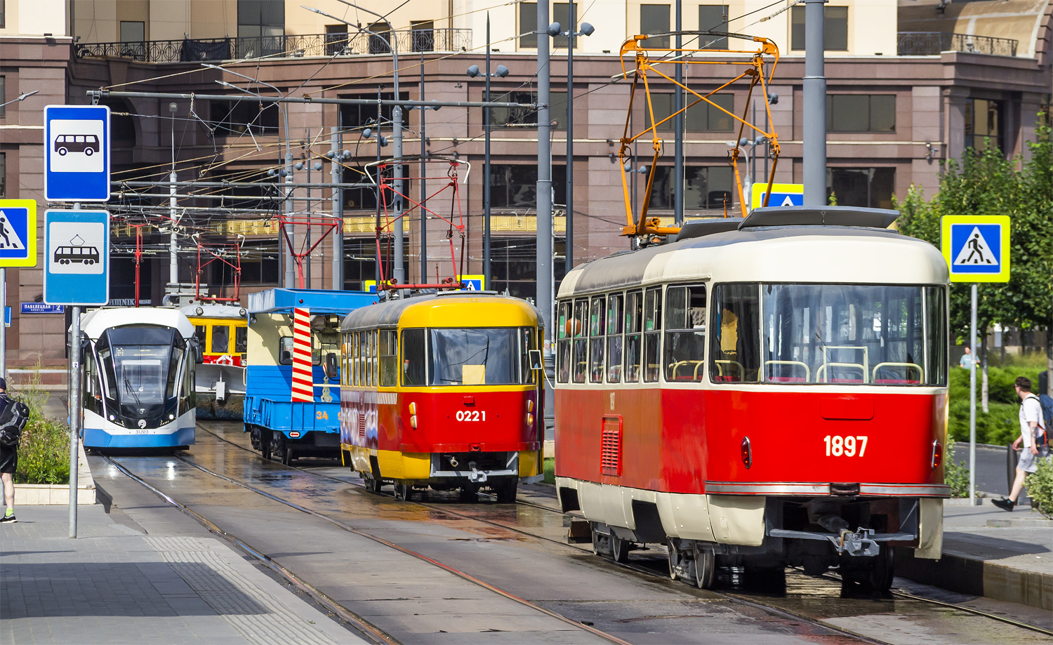 Moskva, Tatra T3SU (2-door) č. 1897; Moskva — Moscow Transport Day — 2024 (parade rehearsals on 07/06/2024 and 07/11/2024, parade and tram exhibition on 07/13/2024)