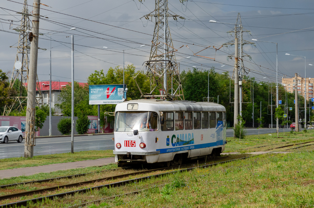 Samara, Tatra T3SU (2-door) № 1105