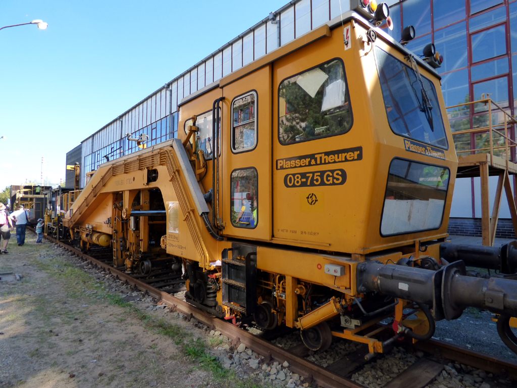 Прага, Plasser & Theurer Track Geometry Car № 08-75GS; Прага — 140 лет городскому транспорту в Праге Прага, Plasser & Theurer Track Geometry Car № 08-75GS; Прага — 140 лет городскому транспорту в Праге