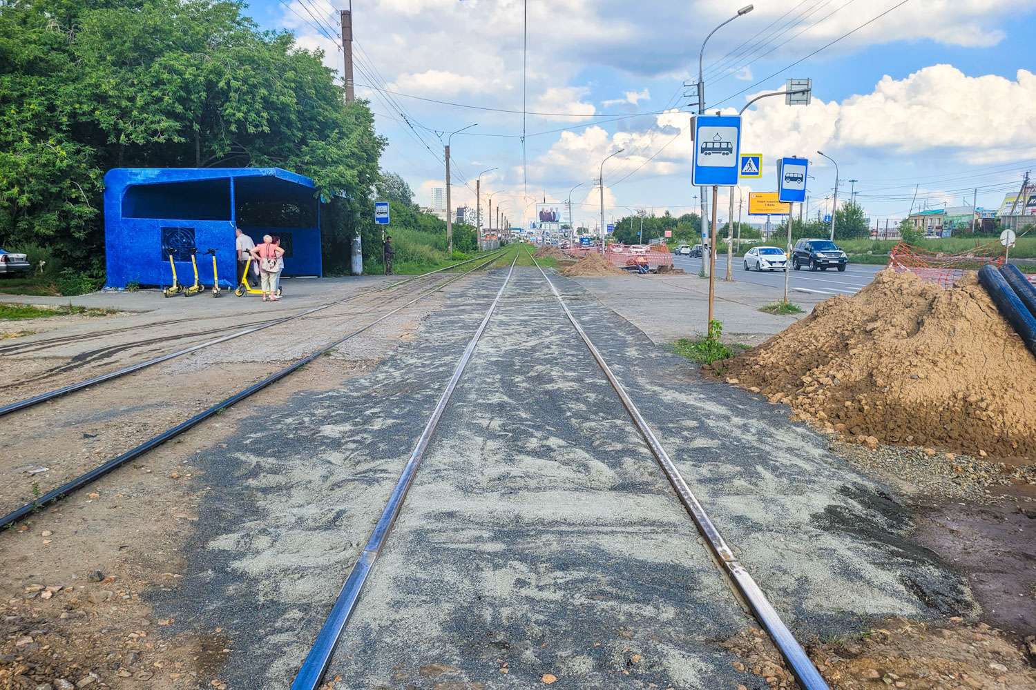 Nowosybirsk — Repairs; Nowosybirsk — Tram road