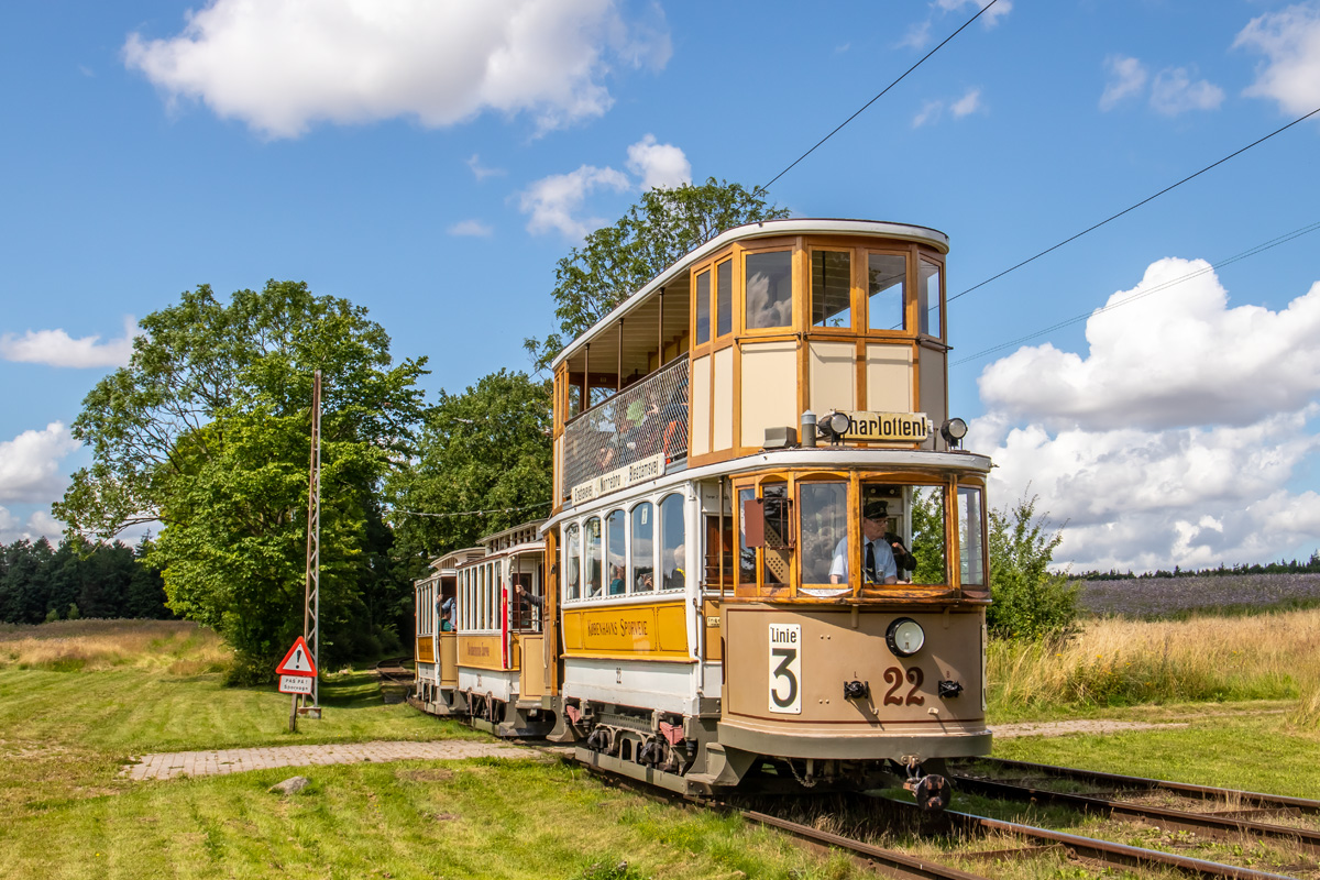 Скьолленесхольм, Двухосный моторный вагон № 22