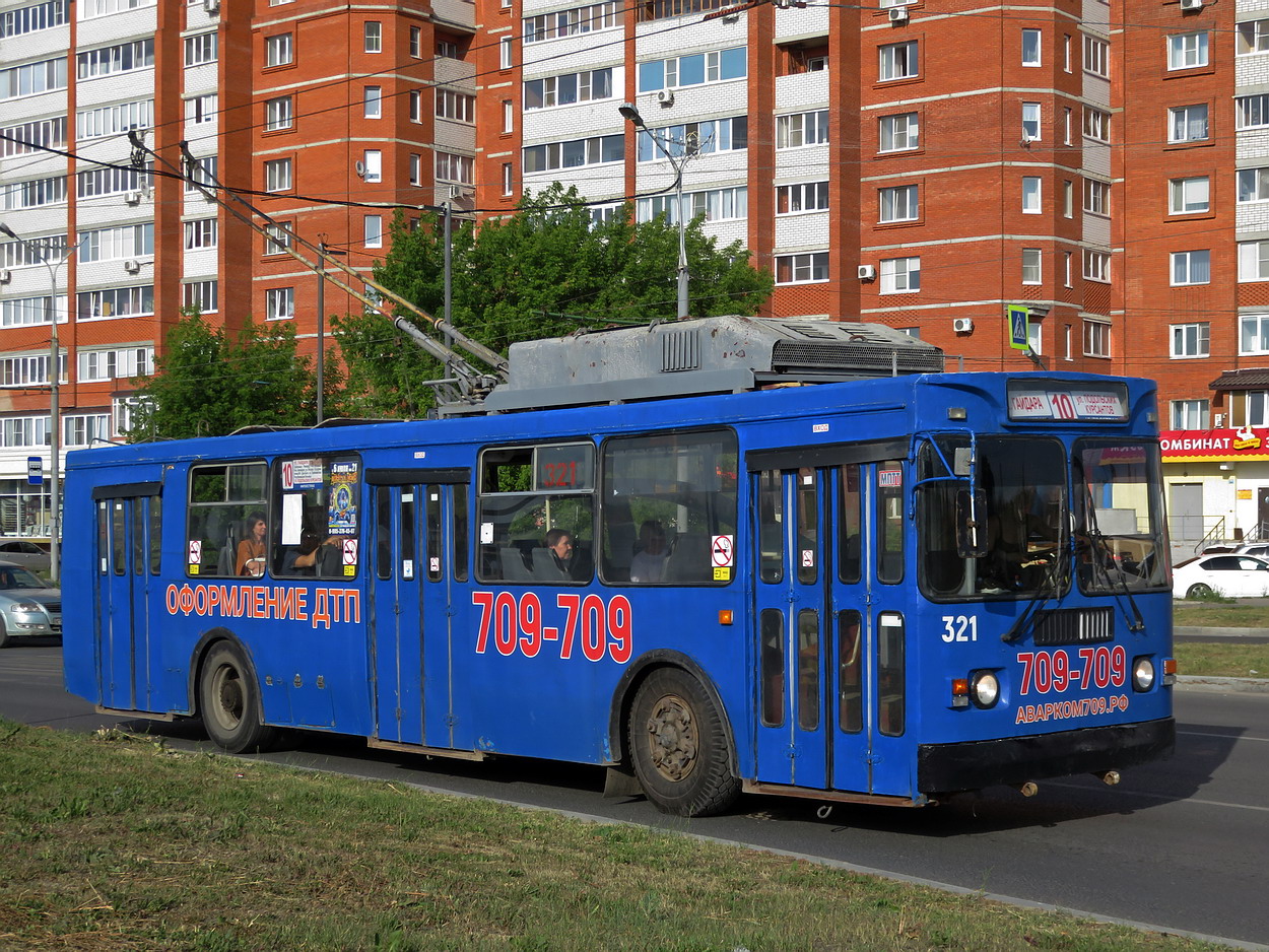 Йошкар-Ола, ЗиУ-682ГМ1 (с широкой передней дверью) № 321