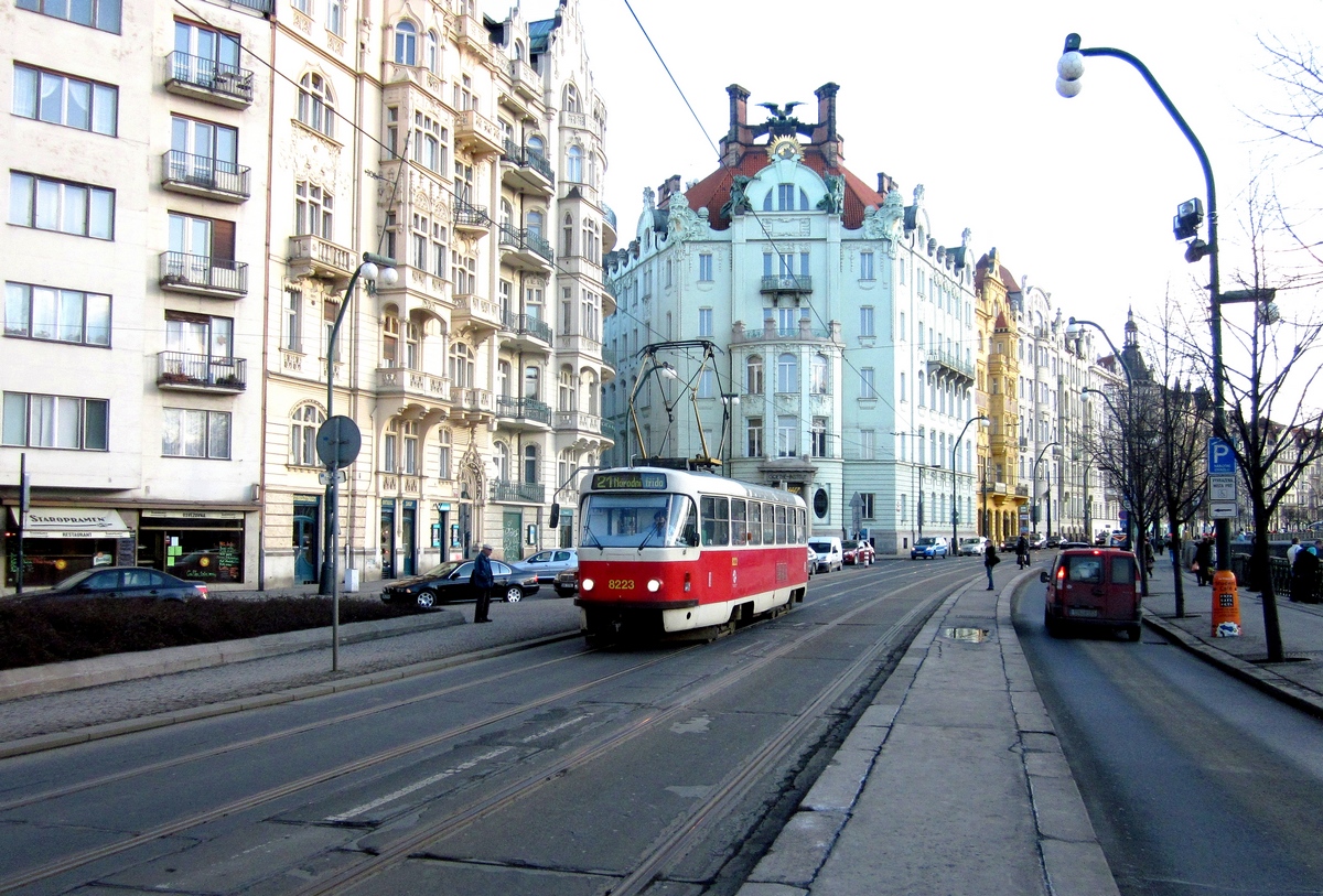 Прага, Tatra T3R.P № 8223