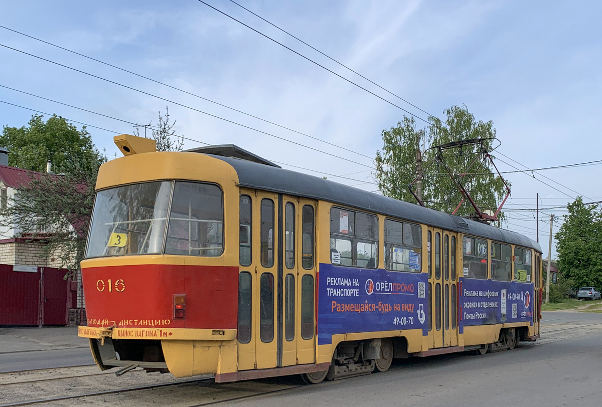 Орёл, Tatra T3SU № 016