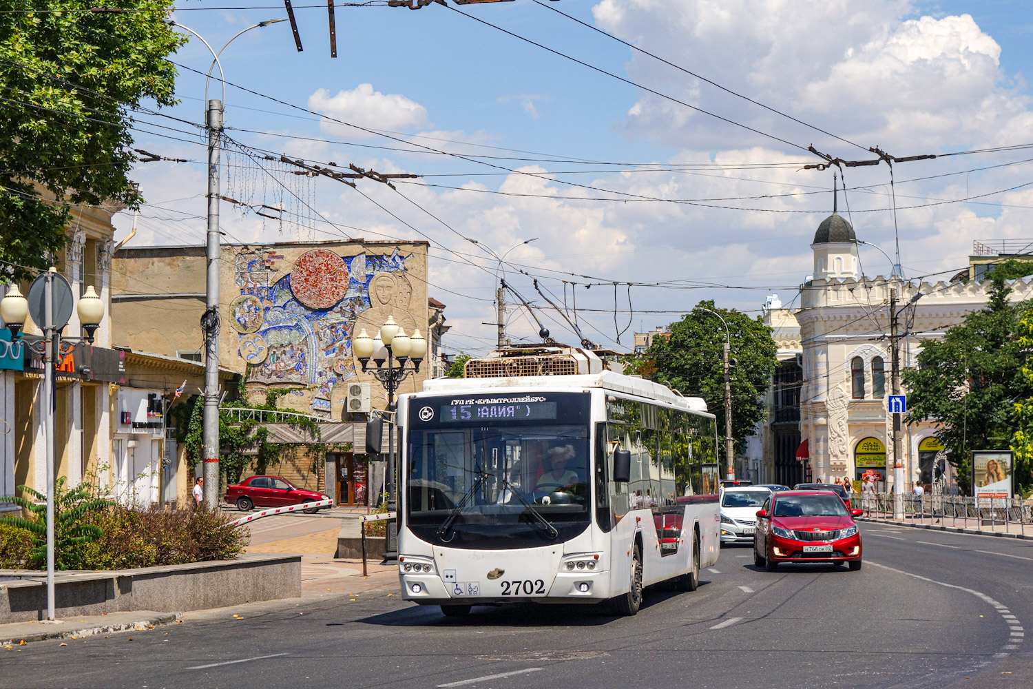 Крымский троллейбус, ВМЗ-5298.01 «Авангард» № 2702 Крымский троллейбус, ВМЗ-5298.01 «Авангард» № 2702
