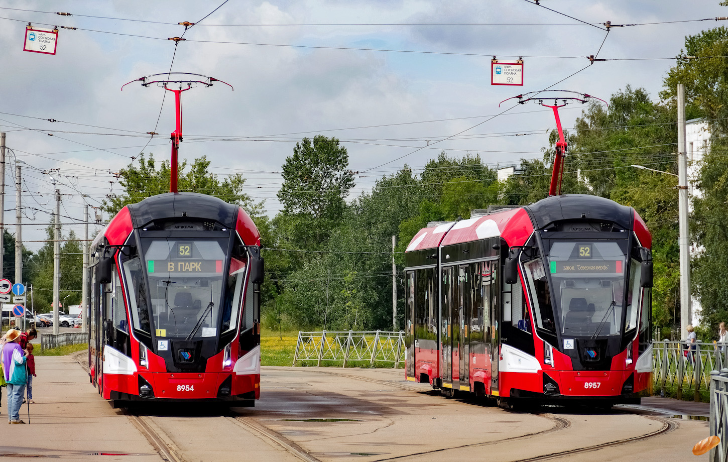 Санкт-Петербург, 71-923М «Богатырь-М» № 8954; Санкт-Петербург, 71-923М «Богатырь-М» № 8957