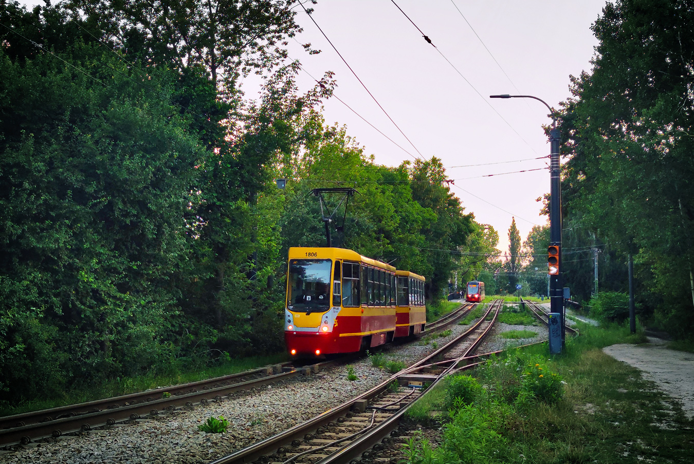 Лодзь, Konstal 805NaND № 1806