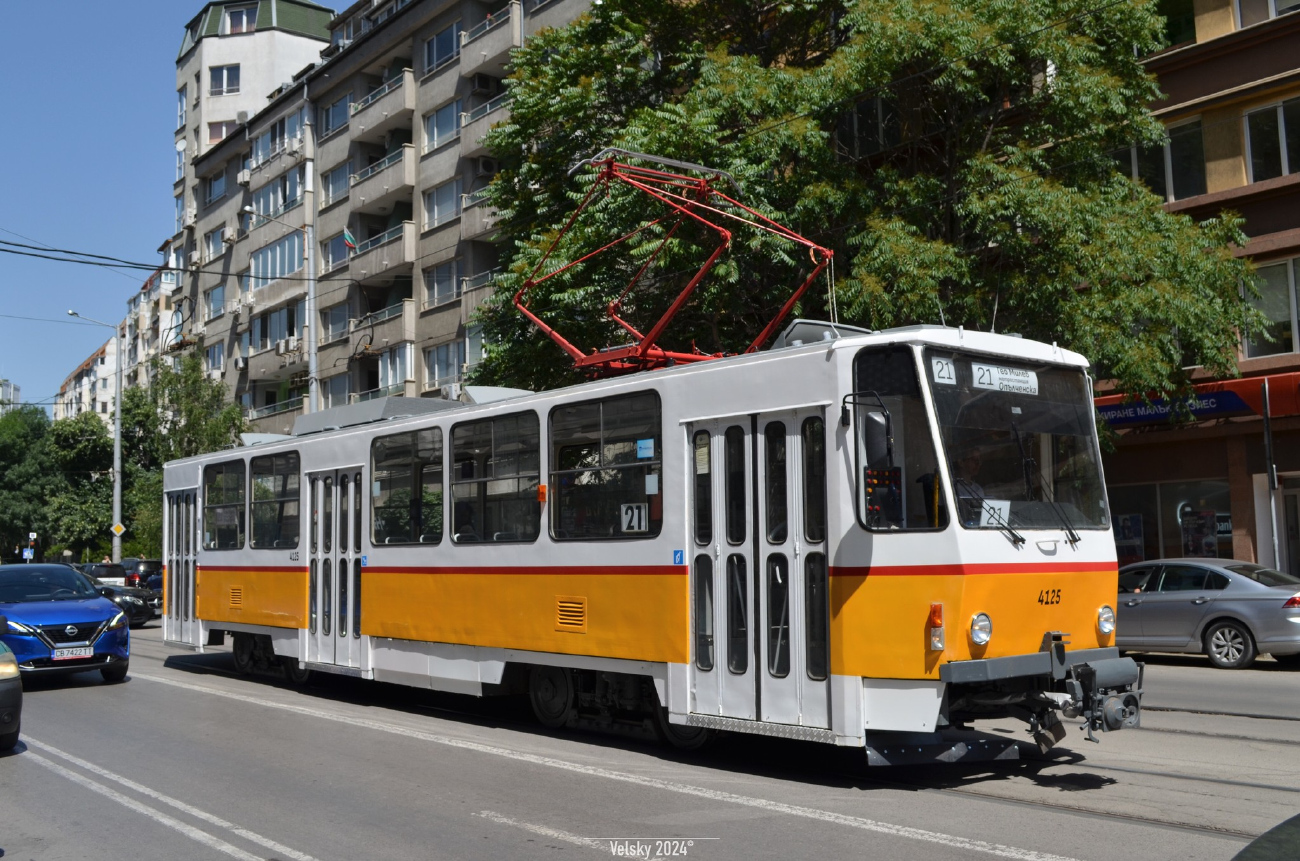София, Tatra T6B5B № 4125