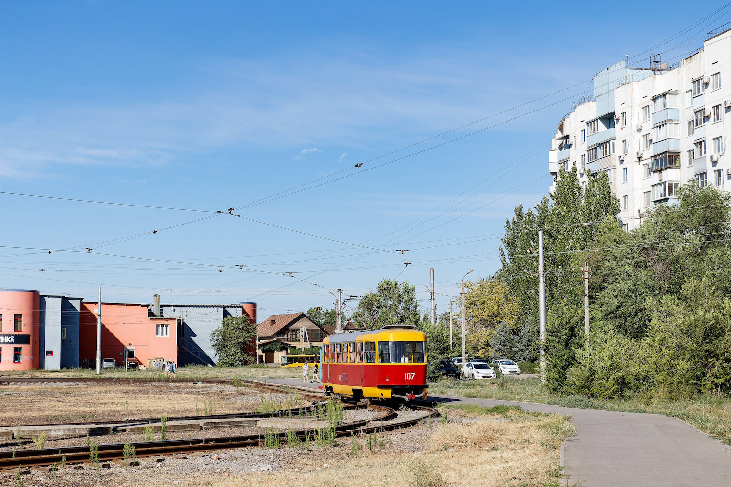 Волжский, Tatra T3SU № 107