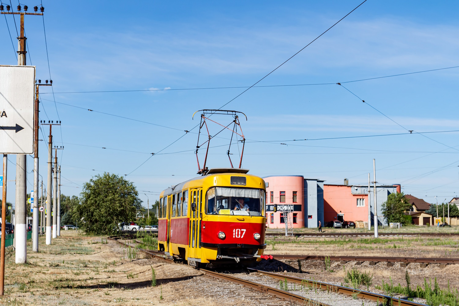 Волжский, Tatra T3SU № 107